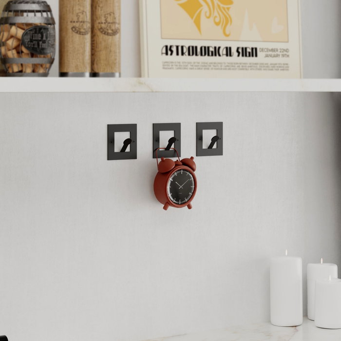 Wallity Kaly Metal Square Hanger - Negro
